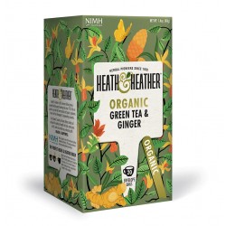 H & H Organic Green Tea & Ginger 20 bags